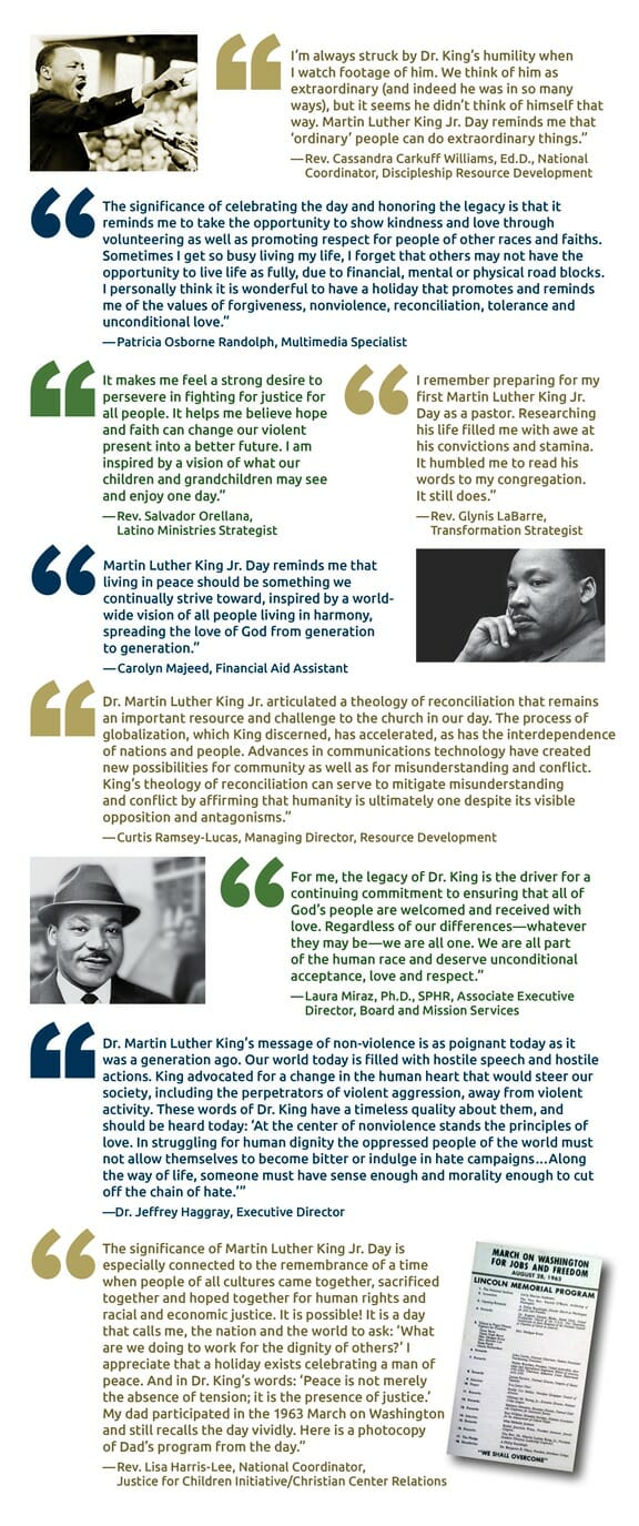 What does Martin Luther King Jr. Day mean to you? — American Baptist