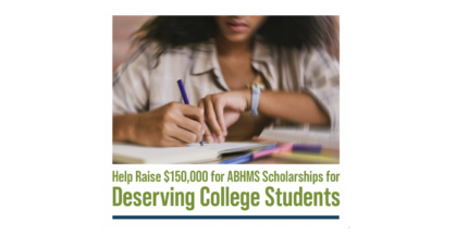 Raising funds for ABHMS Scholarships