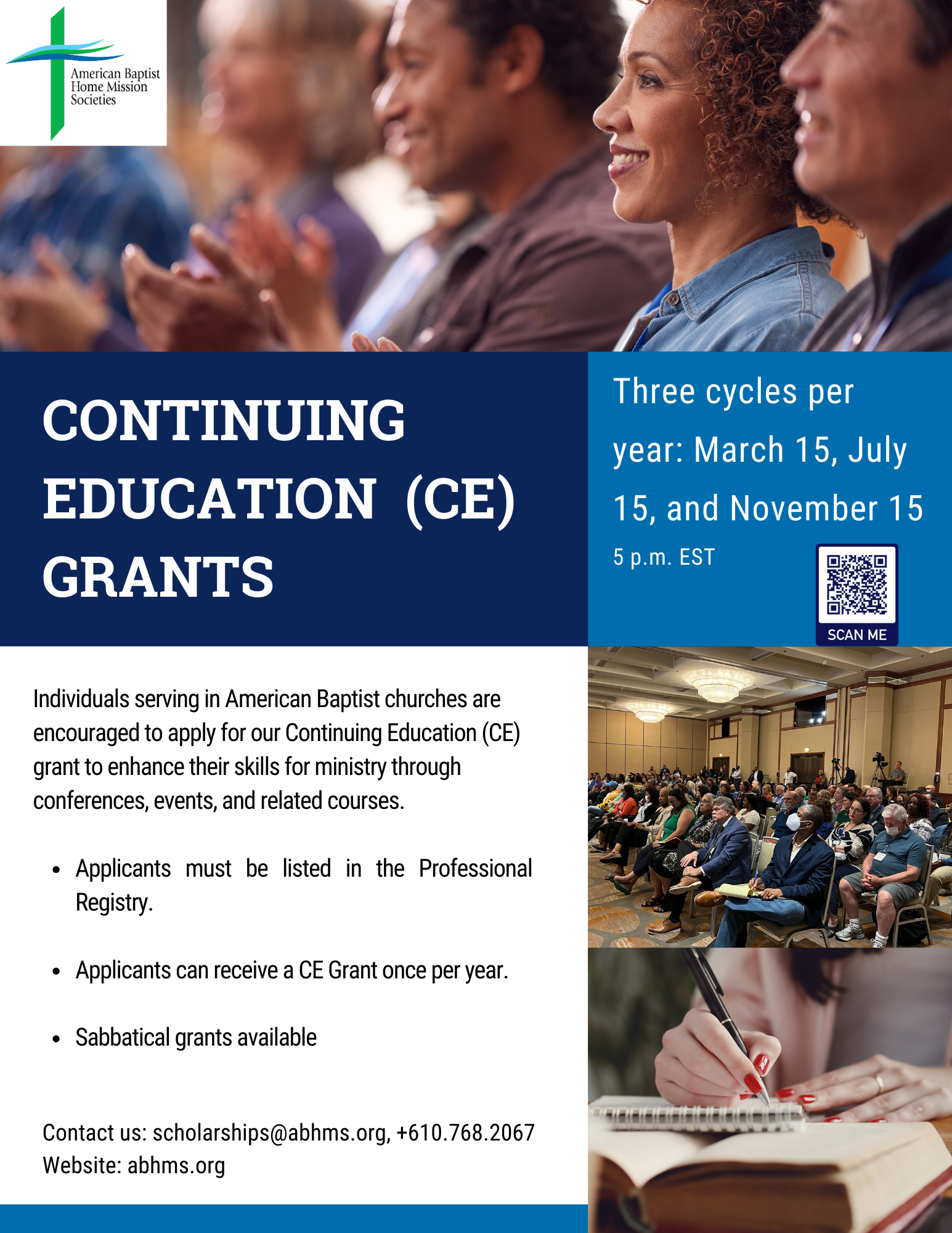 Continuing Education Grants flyer