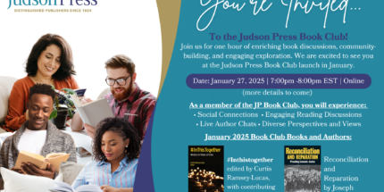 The NEW Judson Press Book Club launches in January