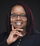 Headshot of Rev. Dr. Valerie Andrews, recipient of the 2024 Beyond the Stained-Glass Ceiling Grant